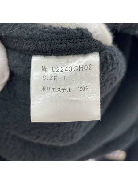 HYSTERIC GLAMOUR ジャケット 02243CH02 HYSワッペン CPOシャツ 黒 L