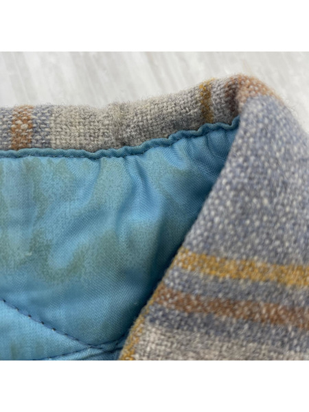 PENDLETON 長袖シャツ 70s WOOL WESTERN WEAR ウエスタンシャツ (L) 茶