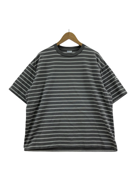 ORCIVAL　Tシャツ　ボーダー　グレー　4 OR-C0226 MER