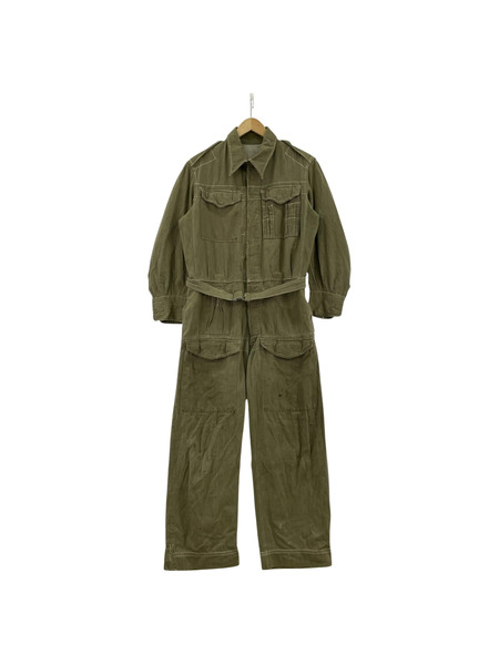 50s イギリス軍 TANK SUITS タンカーススーツ ツナギ/オールインワン グリーンデニム