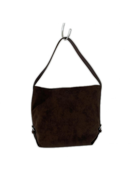 トートバッグ STAND OIL スウェードバッグ 茶