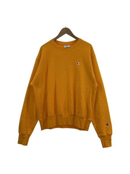 Champion リバースウィーブ スウェット 黄 ホンジュラス製 XL[値下]