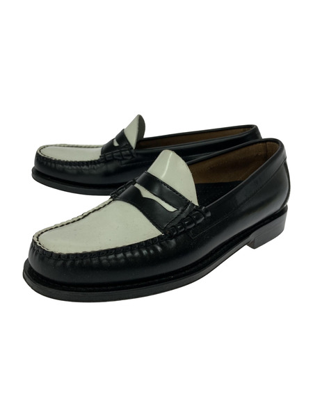 G.H.BASS & COMPANY シューズ バイカラー コインローファー 白/黒[値下]