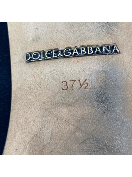 DOLCE&GABBANA ブーツ スエードロングブーツ (37 1/2)