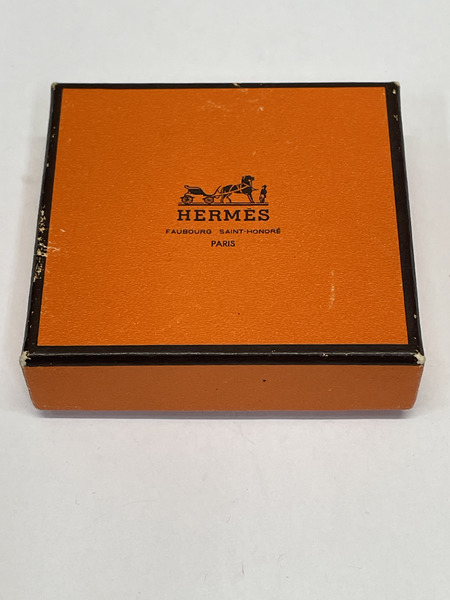 HERMES アピ3 レザーブレスレット □G刻印 茶