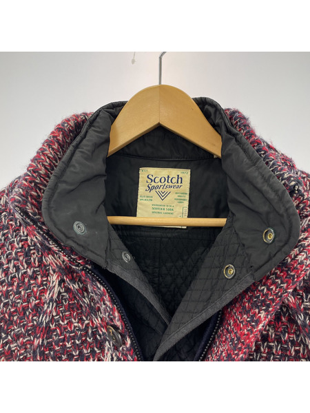 SCOTCH＆SODA キルティングライナー付 ニット