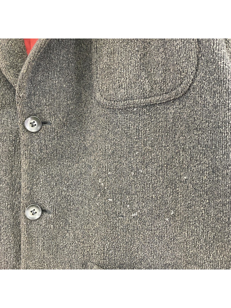 KENZO　アンゴラ混 テーラードジャケット GRY