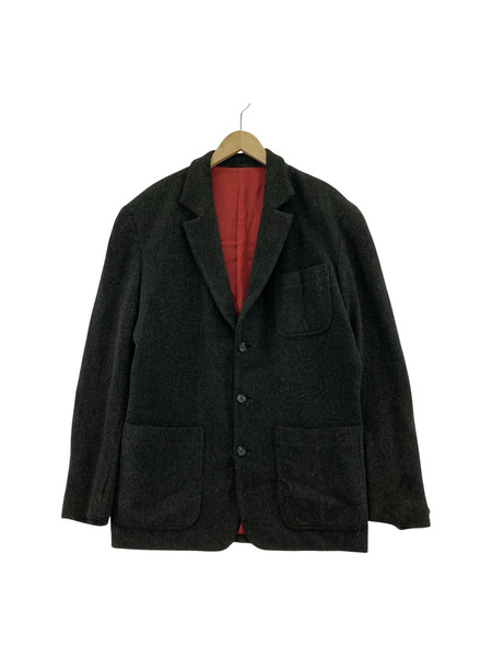 KENZO　アンゴラ混 テーラードジャケット GRY