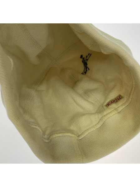 KAPITAL ニットキャップ USED加工 白