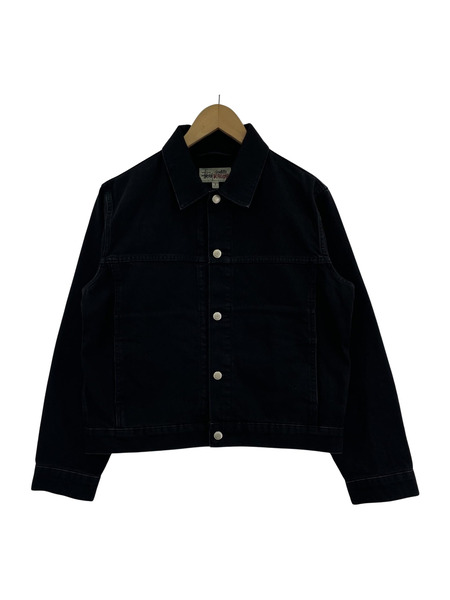 STUSSY TRUCKER JACKET DENIM (S) 黒