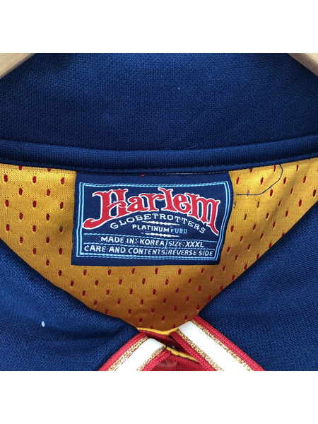 PLATINUM FUBU Harlem/ゲームシャツ/XXXL/NVY[値下]