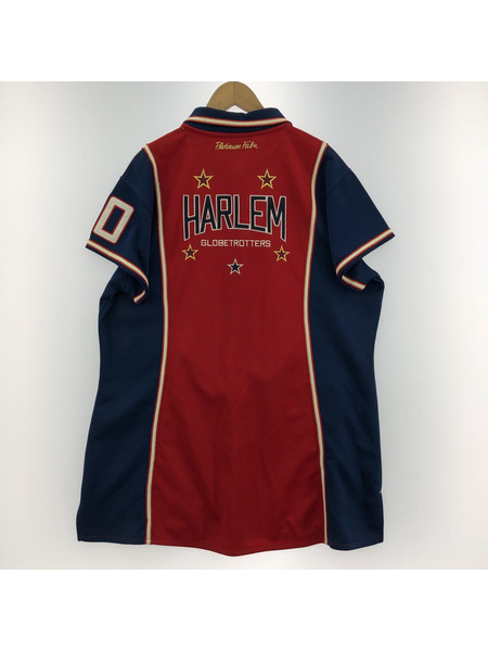 PLATINUM FUBU Harlem/ゲームシャツ/XXXL/NVY[値下]