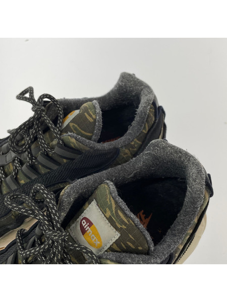 Carharte WIP × Nike Air Max 95 Black/Sail/Total Or ange