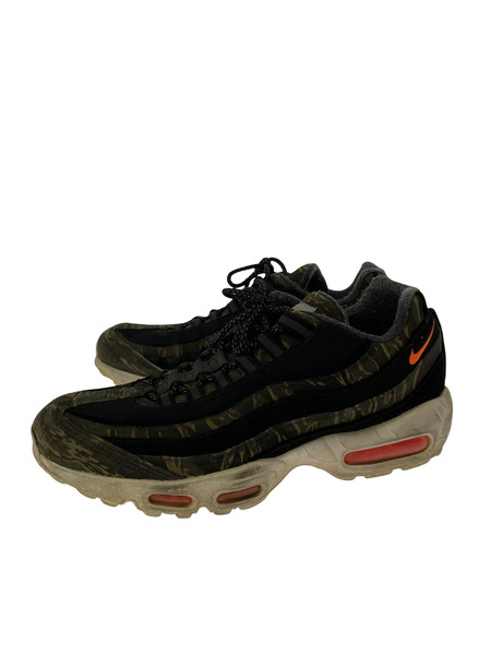 Carharte WIP × Nike Air Max 95 Black/Sail/Total Or ange