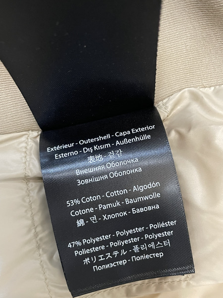 Mackage　25AW FRANK-R ニット切替キルティングジャケット M ベージュ