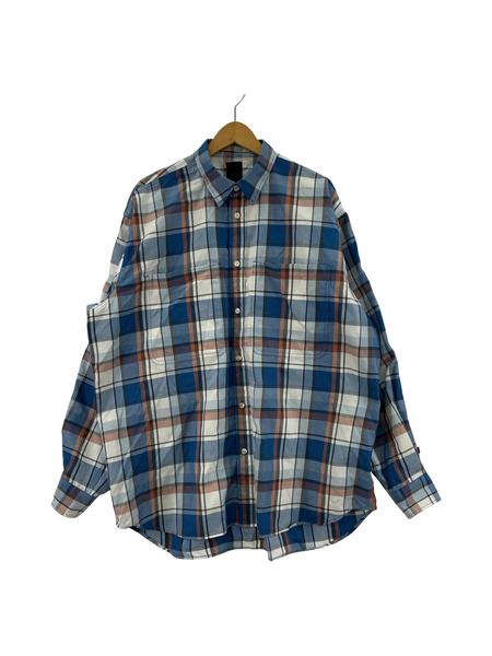 DAIWA PIER39 Tech Work Shirts Flannel Plaids チェックシャツ L