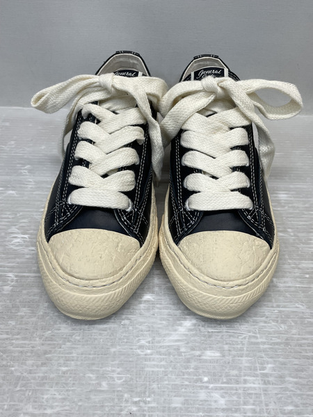 MIHARA YASUHIRO×General Scale TRENT レザーロートップスニーカー 42 ブラック