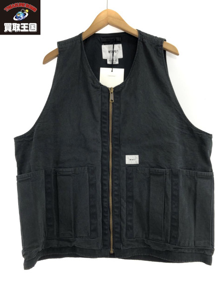 Wtaps RACK VEST.COTTON.OXFORD (M) 201BRDT-JKM05 ブラック[値下 ...