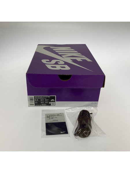 NIKE SB スニーカー DUNK LOW ペーズリー ブラウン×ピンク(27.5㎝)[値下]