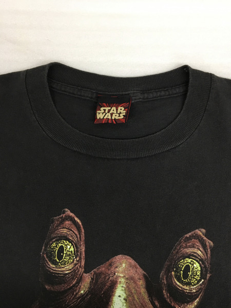 OLD・VINTAGE 半袖Tシャツ・カットソー 90s USA製  ジャージャービンクス Tee BLK L