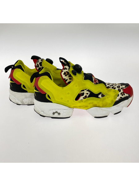 Reebok シューズ ×atoms INSTAPUMP FURY ローカットスニーカー レオパード