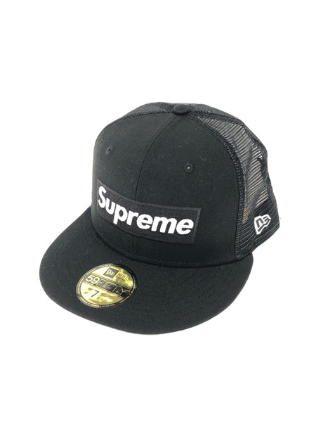 22SS/Supreme/New Era/Box Logo Mesh Back Black