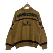 C.P.Company　モックネックロゴニット（L）ベージュ