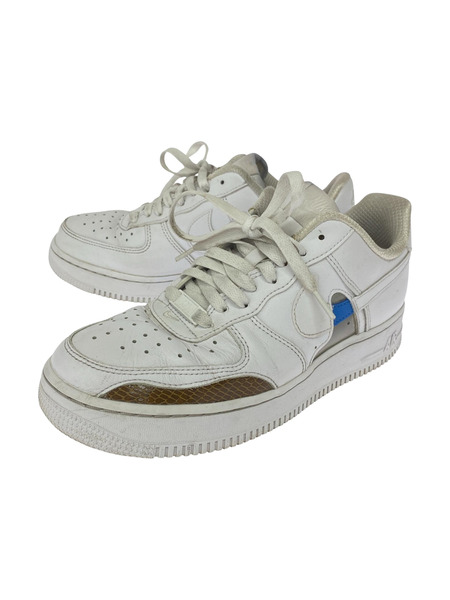 NIKE AIR FORCE1 07 LX スニーカー FB1906-100/切替/白/26cm