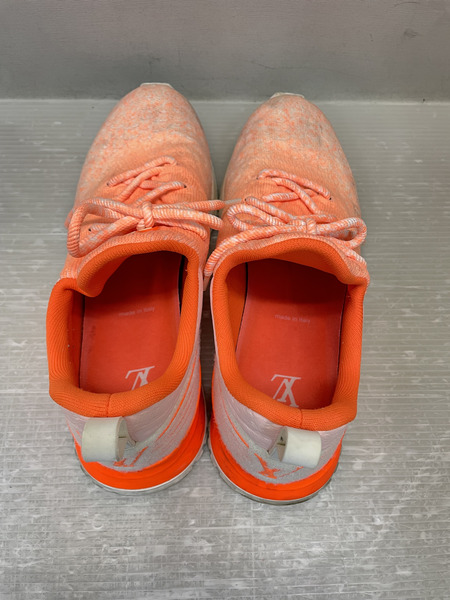 LOUIS VUITTON VNRライン LVロゴスニーカー 9 ネオンオレンジ