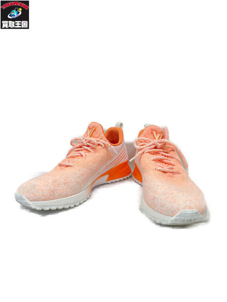 LOUIS VUITTON VNRライン LVロゴスニーカー 9 ネオンオレンジ