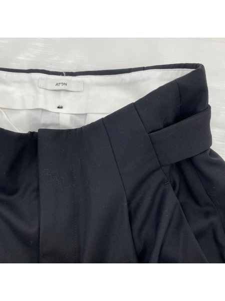 ATON パンツ ブラック 1