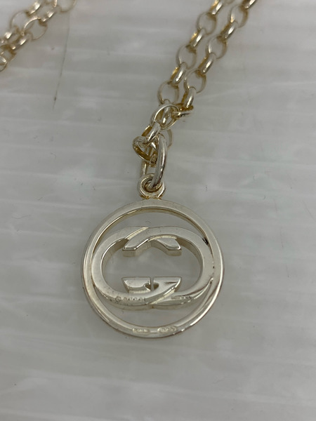 GUCCI　グッチ　インターロッキングネックレス　925　シルバー　ネックレス　ペンダント　
