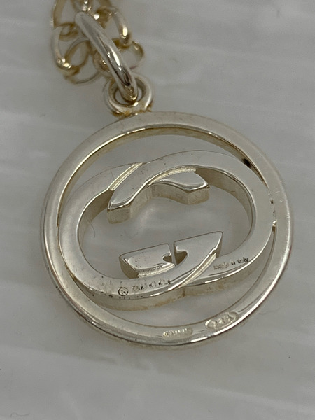 GUCCI　グッチ　インターロッキングネックレス　925　シルバー　ネックレス　ペンダント　