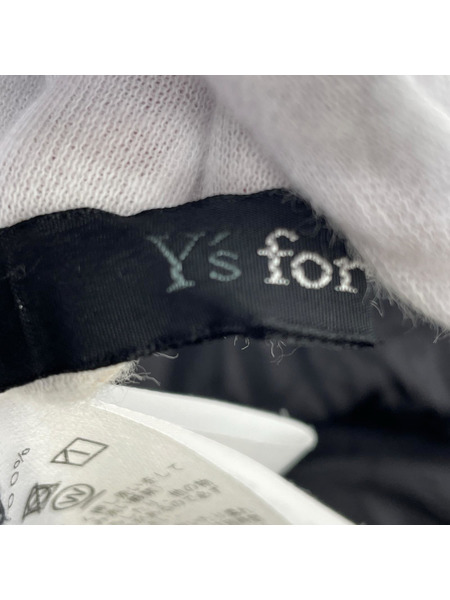 Y's for living ノースリーブワンピース シワ加工/キャミワンピ/黒