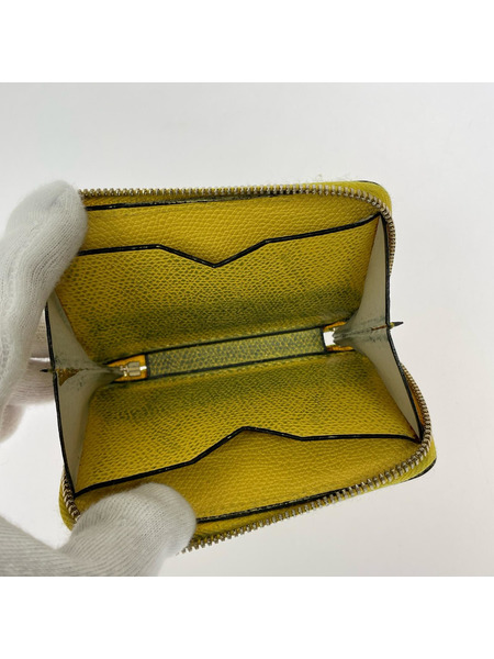 小銭入レ・コインケース valextra/イエロー