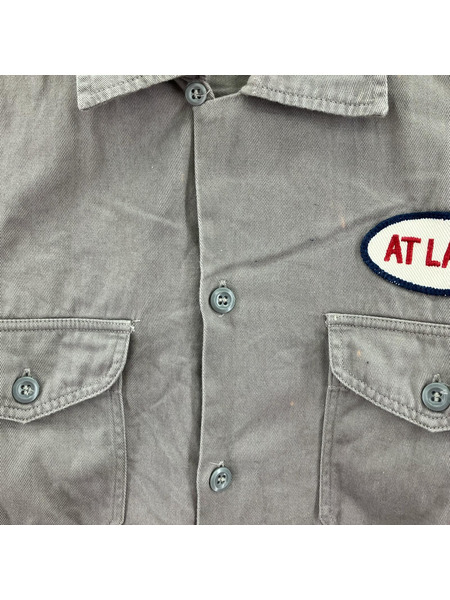 長袖シャツ ATLAST COTTON WORK SHIRT 319L 14 1/2