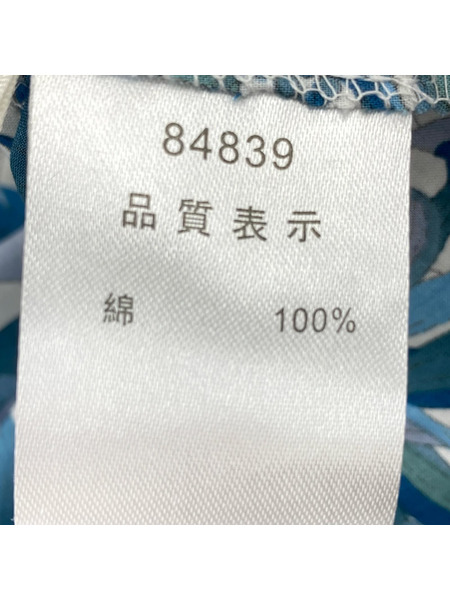 ソノ他 COTE ヒマワリ柄 リラックスフィットノースリーブワンピース