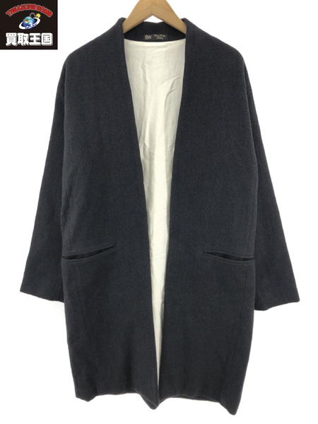 GOLD Milling Wool No Collar Robe Coat [値下]