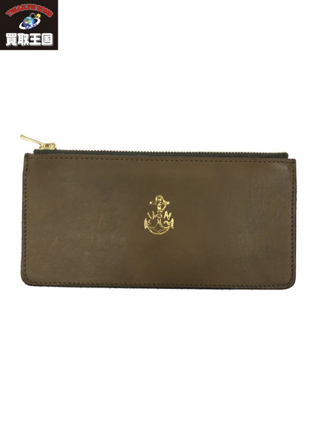 vasco VSC-721ZN LEATHER NAVAL ZIP LONG WALLET 長財布 VARDE [値下]