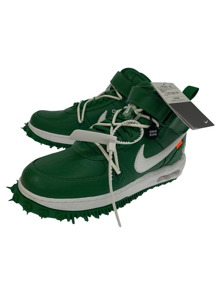 NIKE×OFF-WHITE AIR FORCE 1 MID SP LTHR PINEGREEN DR0500-300