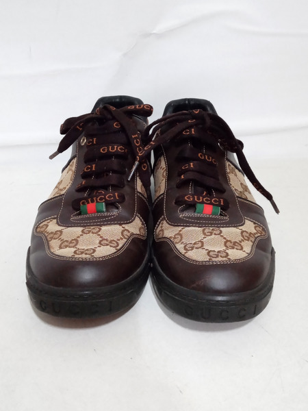 GUCCI/GGキャンバス/ローカットスニーカー/8/162961[値下]