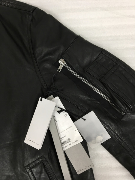 Rick Owens レザージャケット CLASSIC FLIGHT レザージャケット(44) RU02D6789LBW