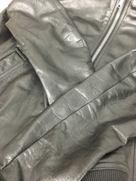 Rick Owens レザージャケット CLASSIC FLIGHT レザージャケット(44) RU02D6789LBW
