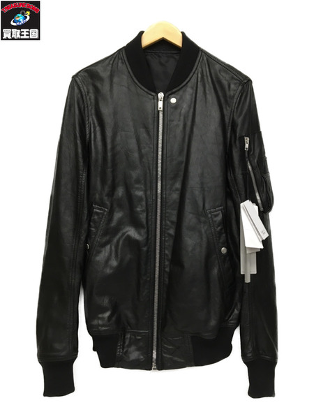 Rick Owens レザージャケット CLASSIC FLIGHT レザージャケット(44) RU02D6789LBW