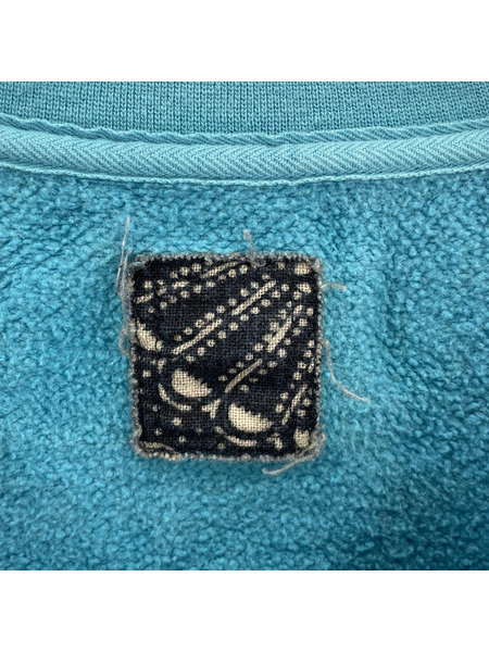 VISVIM 七分丈・ラグランT JUMBO SB SWEAT 3/4 DMGD BLU (3)