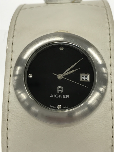 AIGNER レザーベルト 腕時計 [値下]