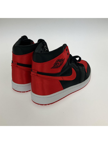 NIKE/JORDAN1RETROHIOG/SATINBRED/28.0cm/RED