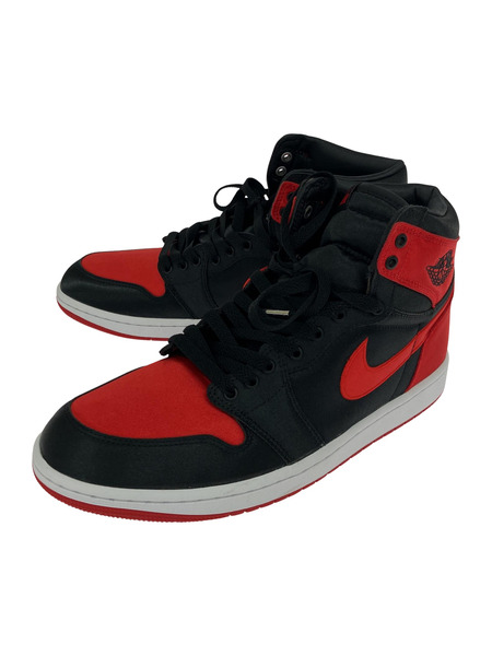 NIKE/JORDAN1RETROHIOG/SATINBRED/28.0cm/RED