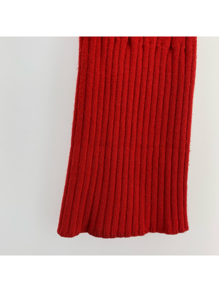 FOXEY ニット・セーター リブニットセーター 赤