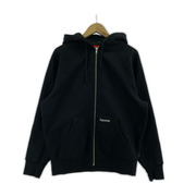 Supreme パーカー(ジップアップ) Double Hood Facemask Zip Up黒 (S)
